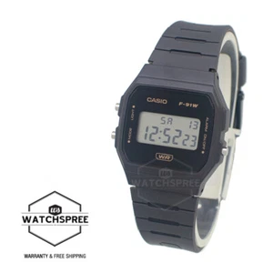 Reloj Casio Digital Pop Series Bio-Basado Gris Oscuro Resina Banda F91WB-8A F-91WB-8A - Imagen 1 de 3