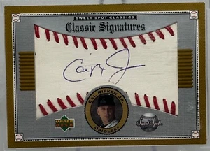 Upper Deck Sweet Spot Classics Classic Signatures 2002 Cal Ripken Jr Orioles - Imagen 1 de 2