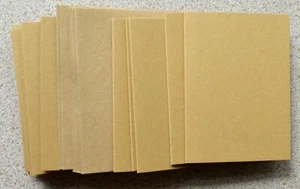 10 Kraftpapier Einzelfalz Kartenrohlinge 114 mm x 84 mm mit Kraft Env NEU - Bild 1 von 1