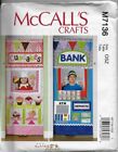 McCall's Sewing Pattern M7136 DOORWAY PLAY SHOPS, Bank, Cupcakes