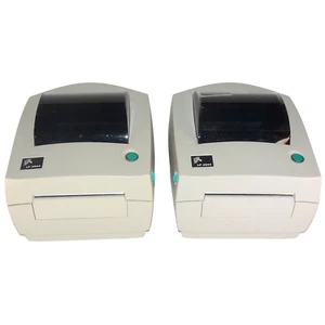 Lot of 2 Zebra LP2844 Thermal Label Printers - No Power Supplies or Accessories - Picture 1 of 9