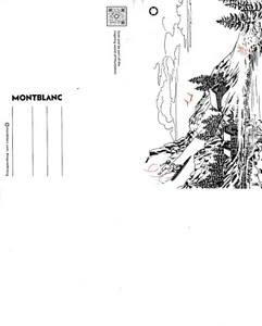 Montblanc #InspireWriting #1 2 sided postcard 2025 - Picture 1 of 1
