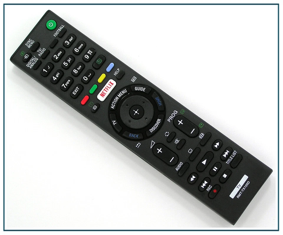 Ersatz Fernbedienung für SONY RMT-TX100D | RMT TX100D TV Remote Control / Neu