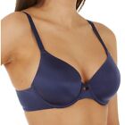 Hanes NWT HU33 Ultimate No Show Support Underwire Bra Size 34B Coil Blue