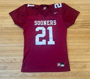 Oklahoma Sooners Vintage 90’s Nike Pro Cut Football Jersey Mens L EUC Rare USA - Picture 1 of 11
