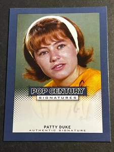 2012 Leaf Pop Century Blue PROOF MISSING AUTO & #/5 Patty Duke - Picture 1 of 2