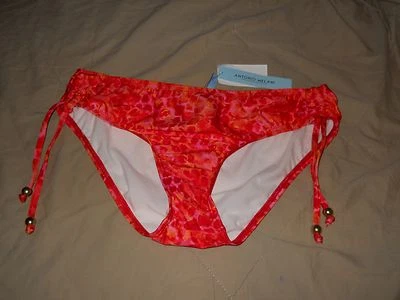 Antonio Melani New Womens Sunset Tunnel Tie Bikini Bottoms Medium Bathing Suit - Image 1 of 3