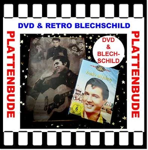SPARPREIS: ELVIS PRESLEY im Set: DVD "Frankie und Johnny" + RETRO BLECHSCHILD - Picture 1 of 1