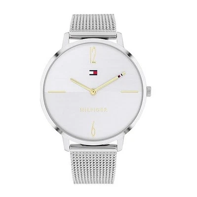 Orologio Donna Tommy Hilfiger Liza  1782338 Quadrante Argento Cinturino Mesh - Immagine 1 di 4
