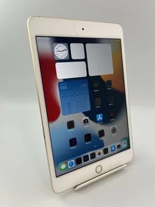 Apple iPad mini 4 A1538 Gold Wi-Fi 64GB 7.9" 2GB Ram iPadOS Tablet Cracked - Picture 1 of 24
