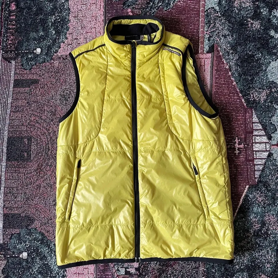 Colete Adidas x Porsche Design Amarelo Masculino Tamanho S Vintage Arquivo Japão Fs - Imagem 1 de 4