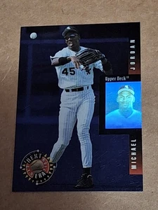 1994 Michael Jordan Upper Deck Next Generation Baseball Rookie Card RC #8 BULLS - Bild 1 von 2