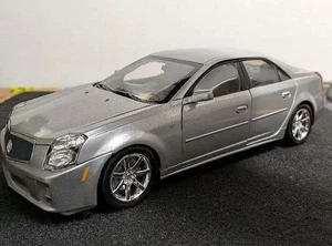 Cadillac CTS-V Silver Diecast Model Car, 1/18 Scale, No Box, American Car, Japan - Picture 1 of 9