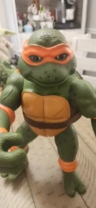VTG 1992 TMNT Ninja Turtles 13" Figure Mirage Playmates Michaelangelo Orange - Picture 1 of 5