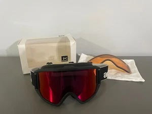 Anon Burton Relapse Ski Snow Goggles - Black - With Spare Lens - Picture 1 of 5