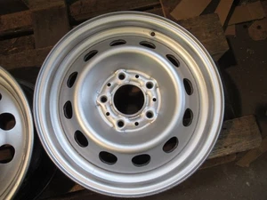 4x ultraleichte Aluminium Felgen in Stahl Optik BMW 3er E46 - 6,5Jx15 ET42 5x120 - Bild 1 von 6