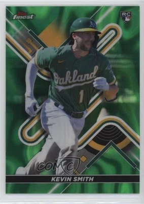 2022 Topps Finest Green Lava Refractor /99 Kevin Smith #45 Rookie RC - Image 1 of 2