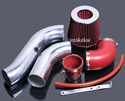 4 Inch High Flow Cold Air Intake Kit w/ Heat Shield for Chevrolet Aveo 2004-2008 Foto 1 de 2