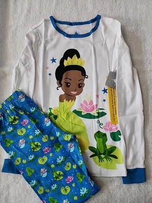 Disney Girls Tiana Two-piece Pajama Set Size 10 New With - Image 1 of 4