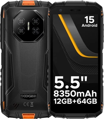 DOOGEE Fire 3 Rugged Smartphone Android 15, UNISOC SC9863A, 5.5" IPS HD+ Display - Immagine 1 di 4