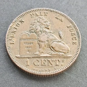 Belgium 1 Centime 1882 Leopold 2 Belgium - Picture 1 of 2