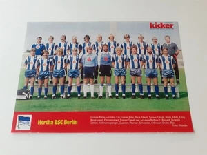 Mannschaftsfoto / Poster, Hertha BSC Berlin, Sparkasse, kicker, 1982/1983 - Bild 1 von 3