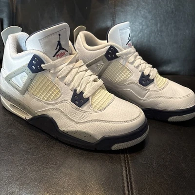 Air Jordon 4 Retro (gs) Midnight Navy Foto 1 de 4