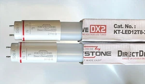 2x KT-LED12T8-36GC-850-DX2 12W 3' LED T8 5000K 36" Coated Glass Tube Light Bulb - Picture 1 of 8