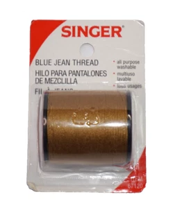 Singer Blue Jean Thread 100% Polyester All Purpose Washable - New - Picture 1 of 6