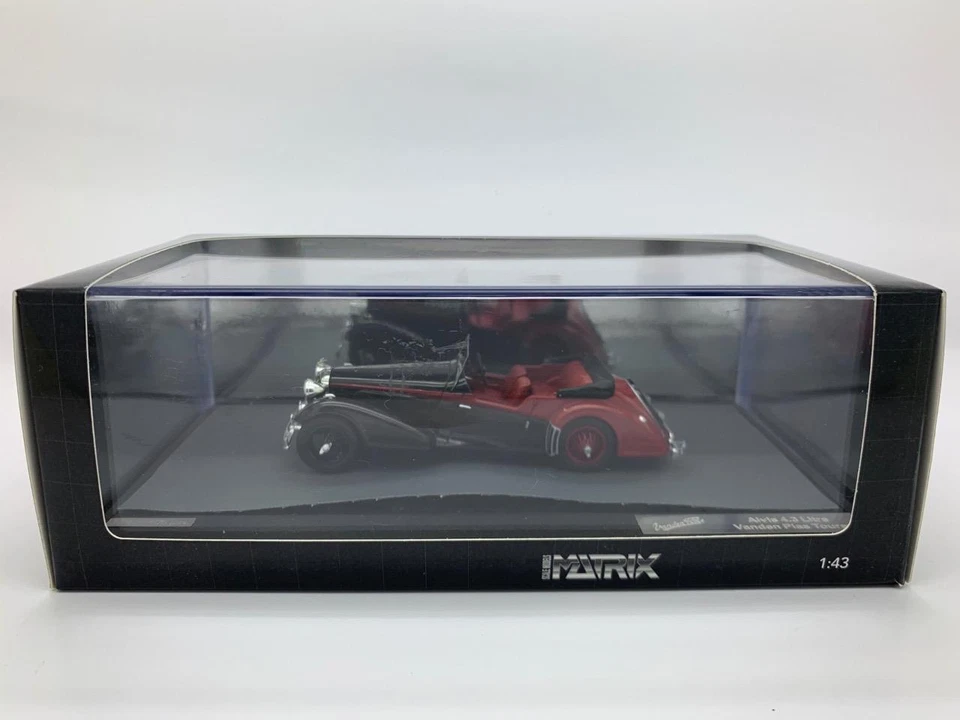 MATRIX ALVIS 4.3 LITRE VANDEN PLAS TOURER BLACK MX10105-011 1/43 - Image 1 of 1