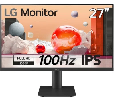 LG 27MS550 27" MONITOR LCD IPS FULL HD 1080P 250 cd/m² 1000:1 5MS 100Hz 2x HDMI - Image 1 of 4