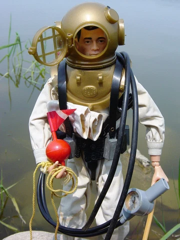 Vintage 60's Gi Joe Deep Sea Diver Cover