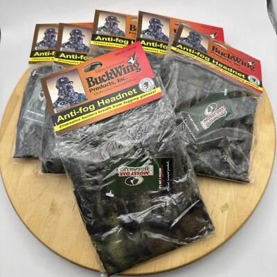 6 NEW Buckwing Anti Fog Headnet Mossy Oak SU39A - Image 1 of 4
