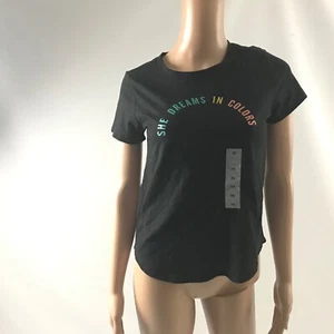 Old Navy Women's Everywear Tee Top Size XS T-Shirt ShortSleeve Top Black New - Picture 1 of 5