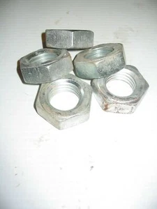 5 Stk. 1-3/8"-6 grobe TPI ASTM A563 Klasse A Zink Finish Stahl Kontermutter - Bild 1 von 1