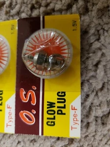OS Plugs - one single plug of OS F type Glow Plug - vintage 4C motor plug - New - Picture 1 of 7