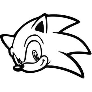 Sega Sonic Hedgehog Decal Sticker Window VINYL DECAL STICKER Car Laptop - Picture 1 of 1