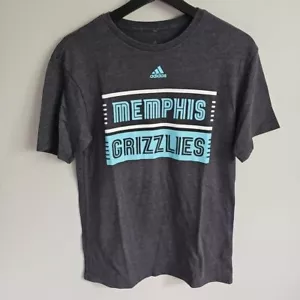 Adidas Memphis Grizlies Basketball Gray Short Sleeve Sized Small - Picture 1 of 8