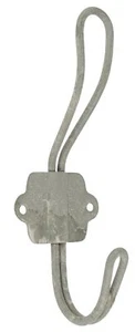 IB Laursen Wandhaken grau verzinkt Haken Metall Garderobe Handtuchhaken Vintage - Bild 1 von 2