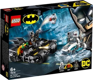 RARE LEGO DC SUPER HEROES 76118 MR FREEZE BATCYCLE BATTLE NEUF SCELLÉ - Photo 1/3