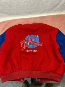 Planet Hollywood Youth Jacket Size L (80% wool) - Picture 1 of 4