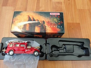 YFE03 1/43 Matchbox Modelos de Antaño 1933 Cadillac Fuego Vagón Coche Bomberos - Imagen 1 de 3