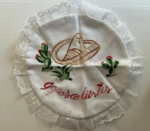 Soporte para tortilla ""Aguascalientes"" de tela bordada hecha a mano. ¡Hermoso! - Imagen 1 de 3