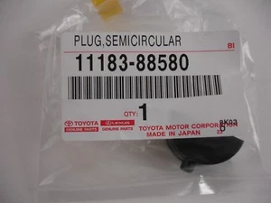 Toyota OEM 3S-GTE enchufe, media luna semicircular 11183-88580 X1 GEN4 y 4,5 ST215 - Imagen 1 de 4
