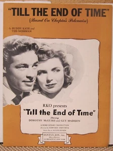 Till The End of Time - Buddy Kaye & Ted Mossman - Sheet Music   1945 (RKO) - Bild 1 von 3