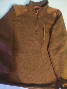 Lake And Trail Herren 1/4 Zip Pullover Sweater/ Jacke XXXL braun - Bild 1 von 4