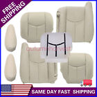 For 03-06 Gmc Yukon Front Bottom & Back Leather Seat Cover Tan & Foam Cushion