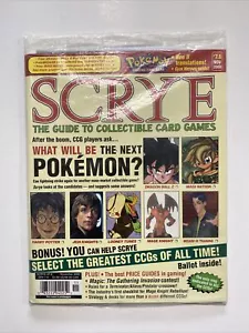 SCRYE Magazine #7.6 NOVEMBER 2000 Dragon Ball Z Playmat & Foil Card Sealed! - Foto 1 di 2