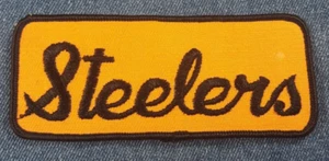 NOS 70s Vintage Pittsburgh Steelers 5" Patch Football Original Terrible Towel - Picture 1 of 3
