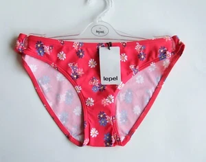 Ladies/Girls Lepel size 10 stretchy knickers panties briefs floral print Red - Picture 1 of 3